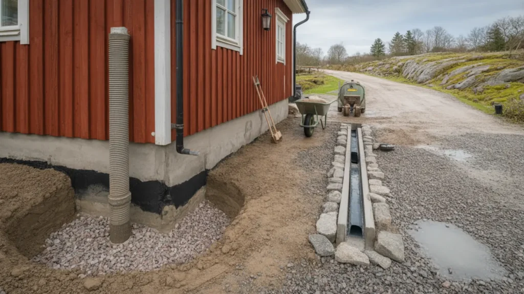 markarbeten p tomten dr nering dagvatten och uppfart kostnad tillst nd och misstag att undvika