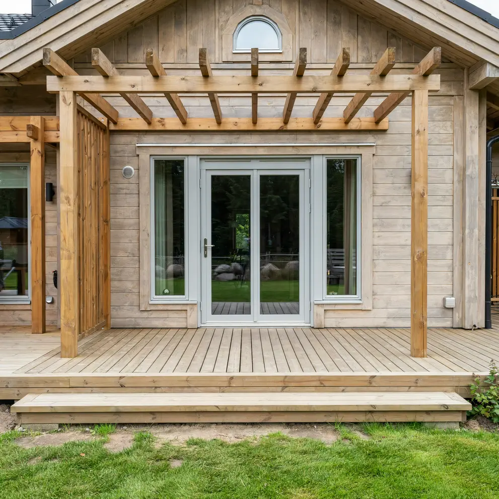 bygga altan pergola tradack varmdo gustavsberg nacka