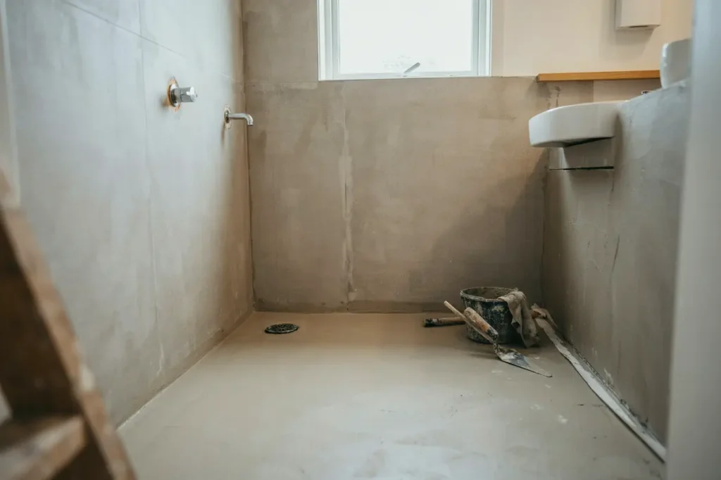 microcement i kaklat badrum vad ska du t nka p